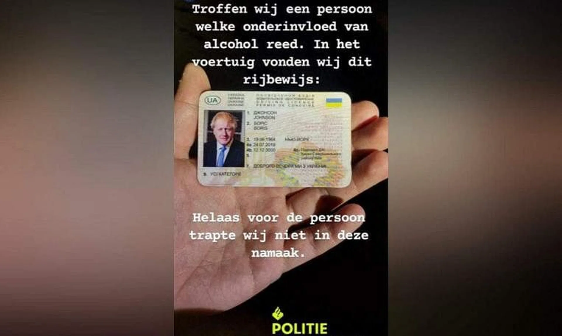 The fake Ukrainian driver’s licence was “issued” in 2019 and valid until the end of the year 3000.