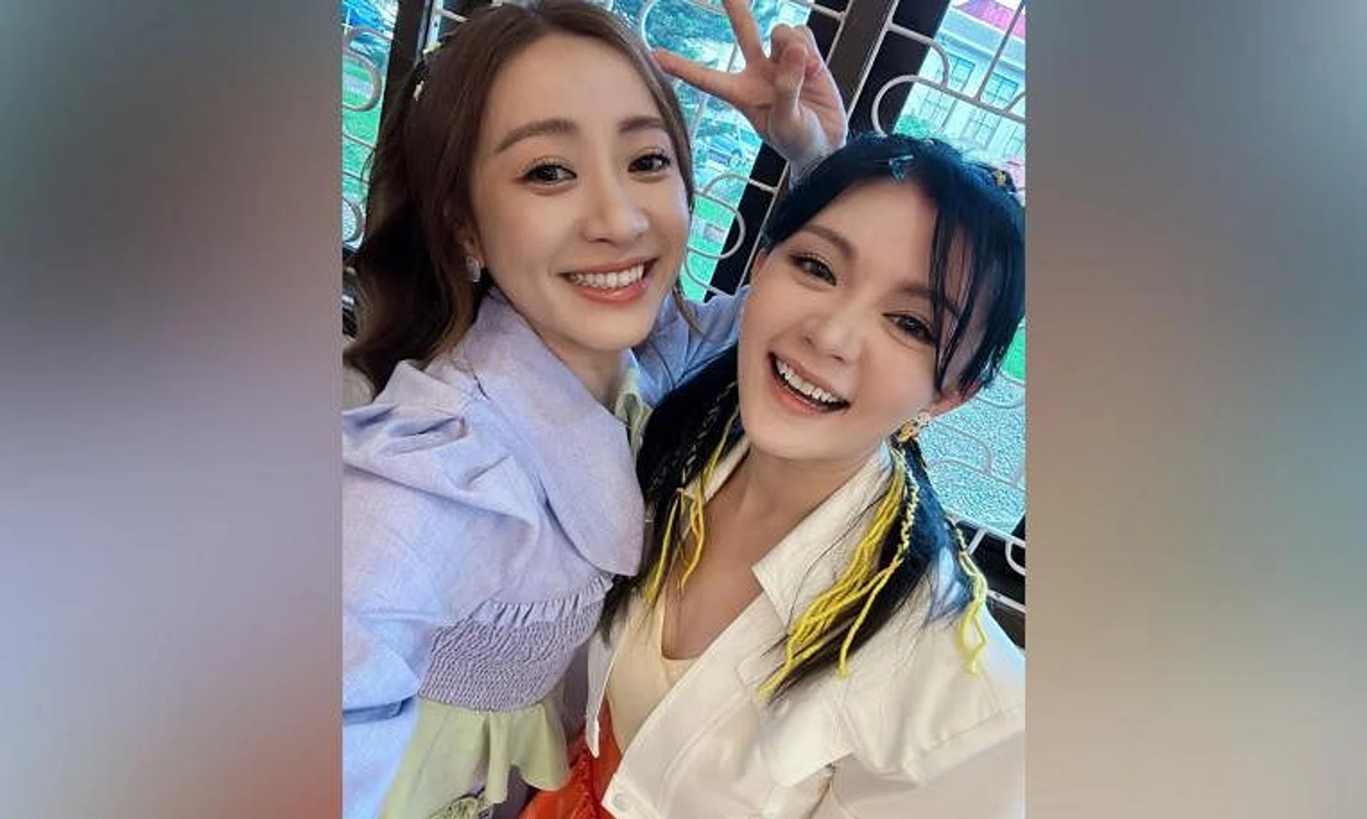 Crystal Ong (right) and her good friend Queenzy Cheng, who died from a brain aneurysm in November 2023 at the age of 37.