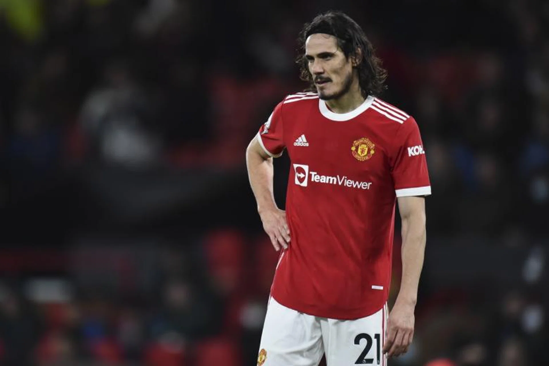 Edinson Cavani moved to Old Trafford in October 2020. 