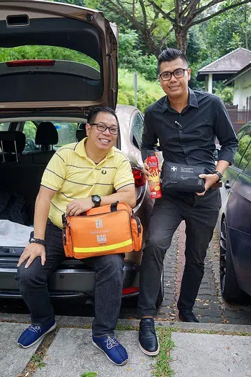 Private-hire driver who wins SCDF awards keeps first-aid kit in car