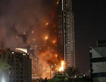 Man in Dubai hotel blaze feared he might not see 2016