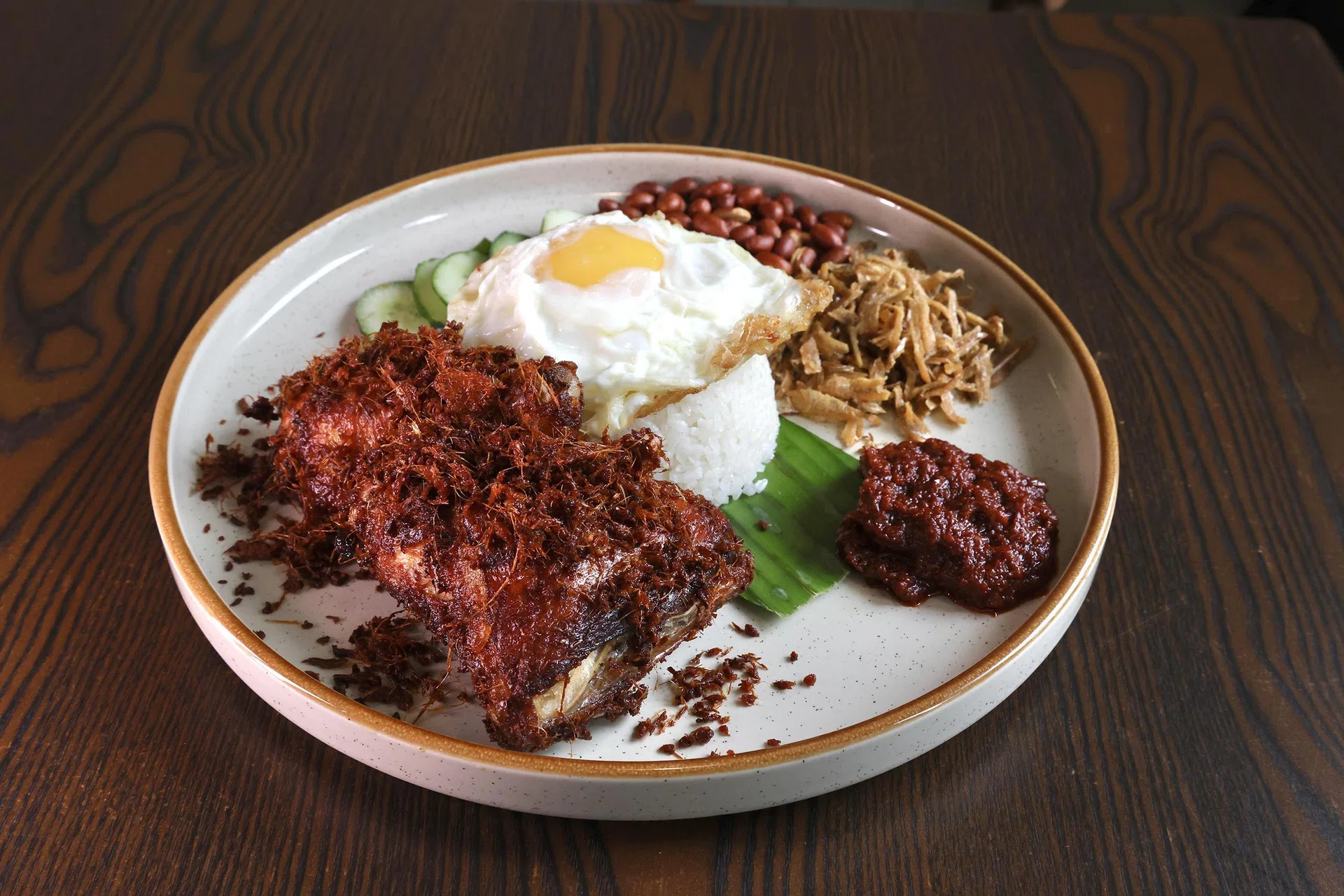 Nasi Lemak Ayam Goreng Berempah at Kitchenman Nasi Lemak.