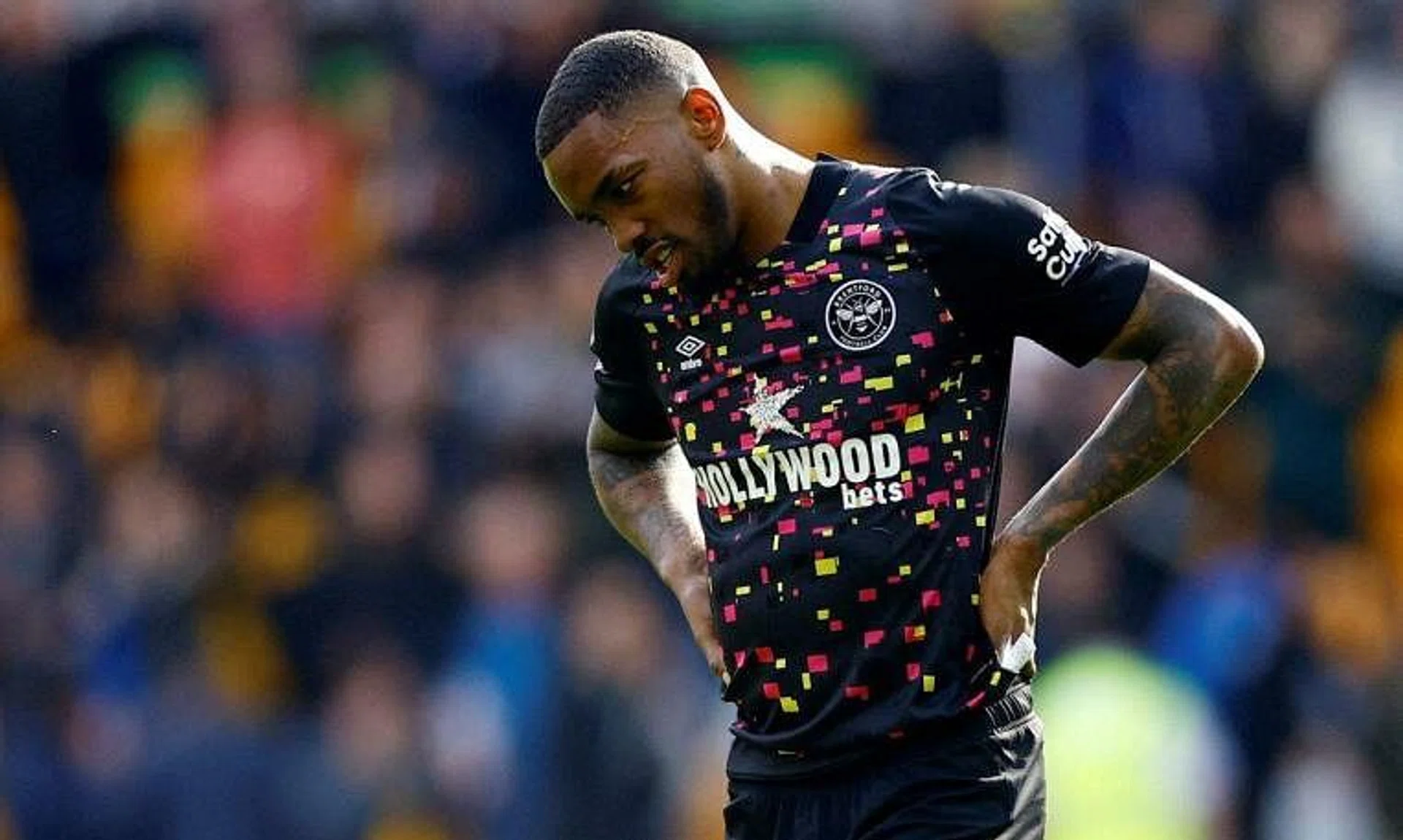 Brentford's Ivan Toney will not be able to play for club or country until Jan 16, 2024.