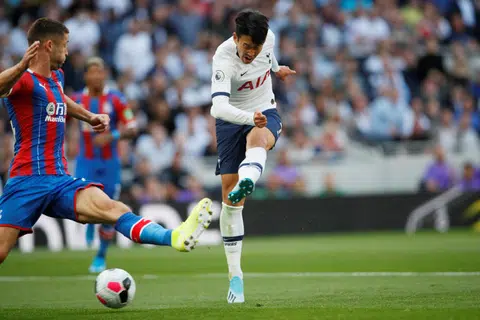 Son scores double as Spurs sink Palace 4-0