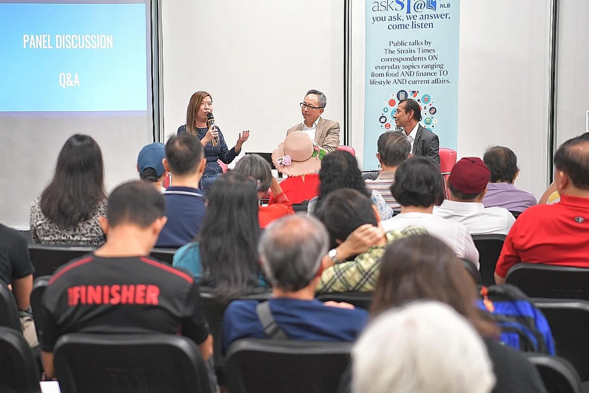 (From left) Ms Poon Chian Hui, deputy business editor at The Straits Times; Mr Jason Ho, head of group human resources at OCBC Bank; and Mr Mayank Parekh, CEO at Institute for Human Resource Professionals. 