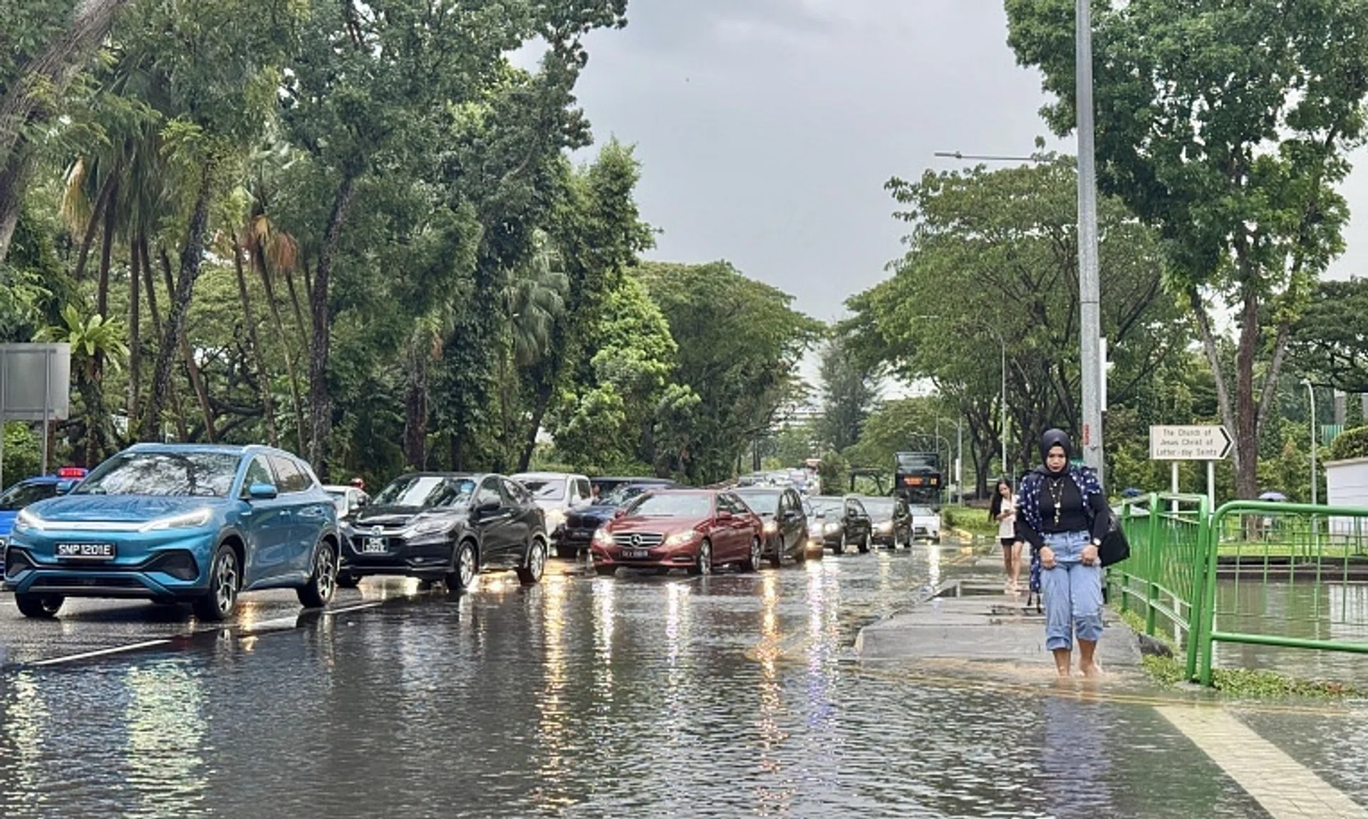 Several places including Dunearn Road, Bukit Timah Road near King Albert Park, and Balmoral Road were inundated with floods on Dec 29.
