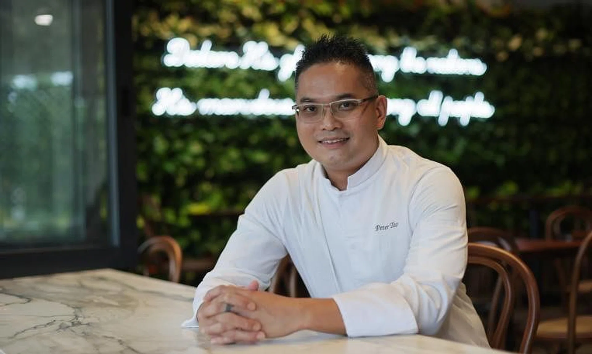 Chef Peter Teo's creations were featured in luxury magazines Epicure and Tatler Asia, and The Straits Times.