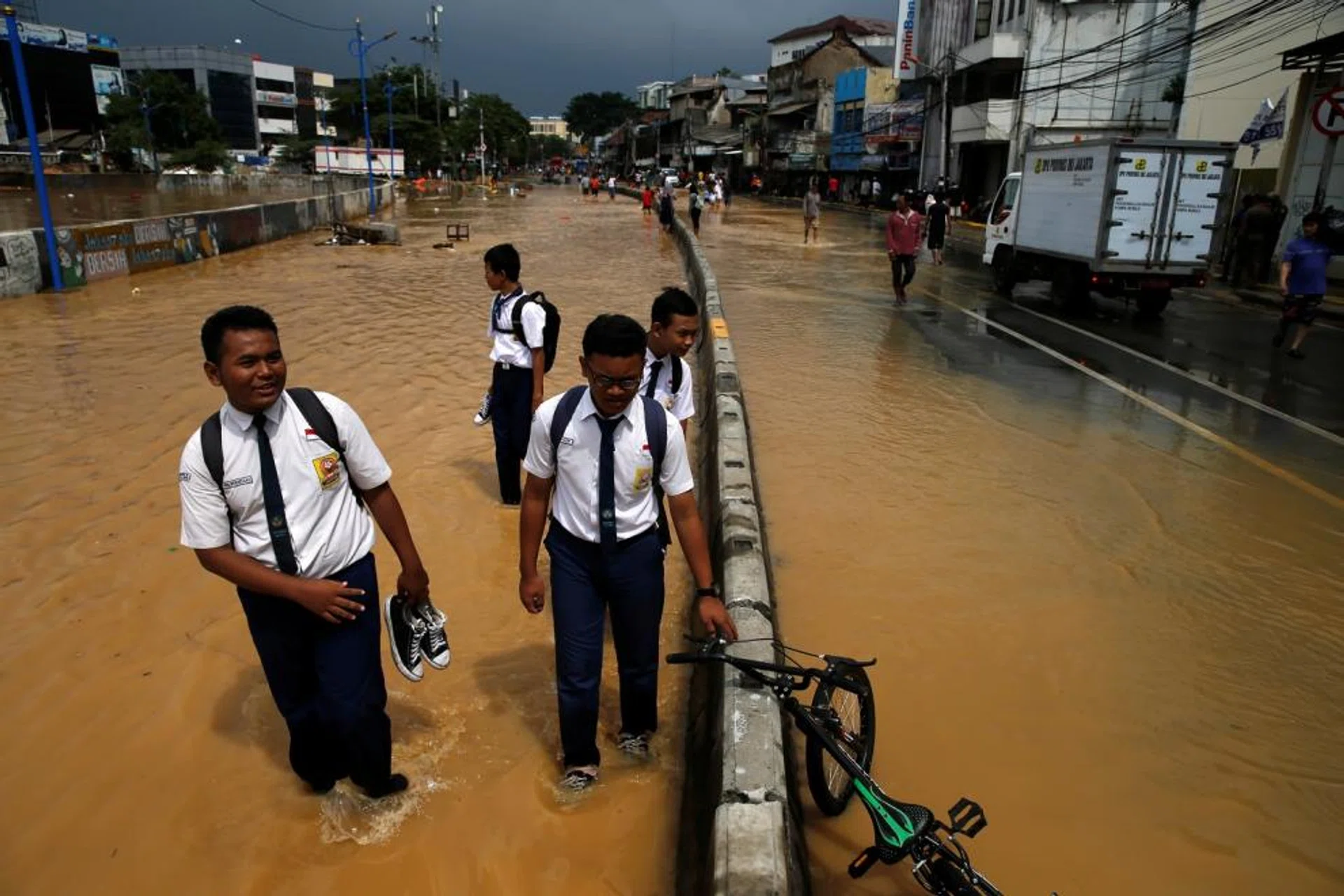 About 6,500 people have been displaced in parts of south and east Jakarta.
