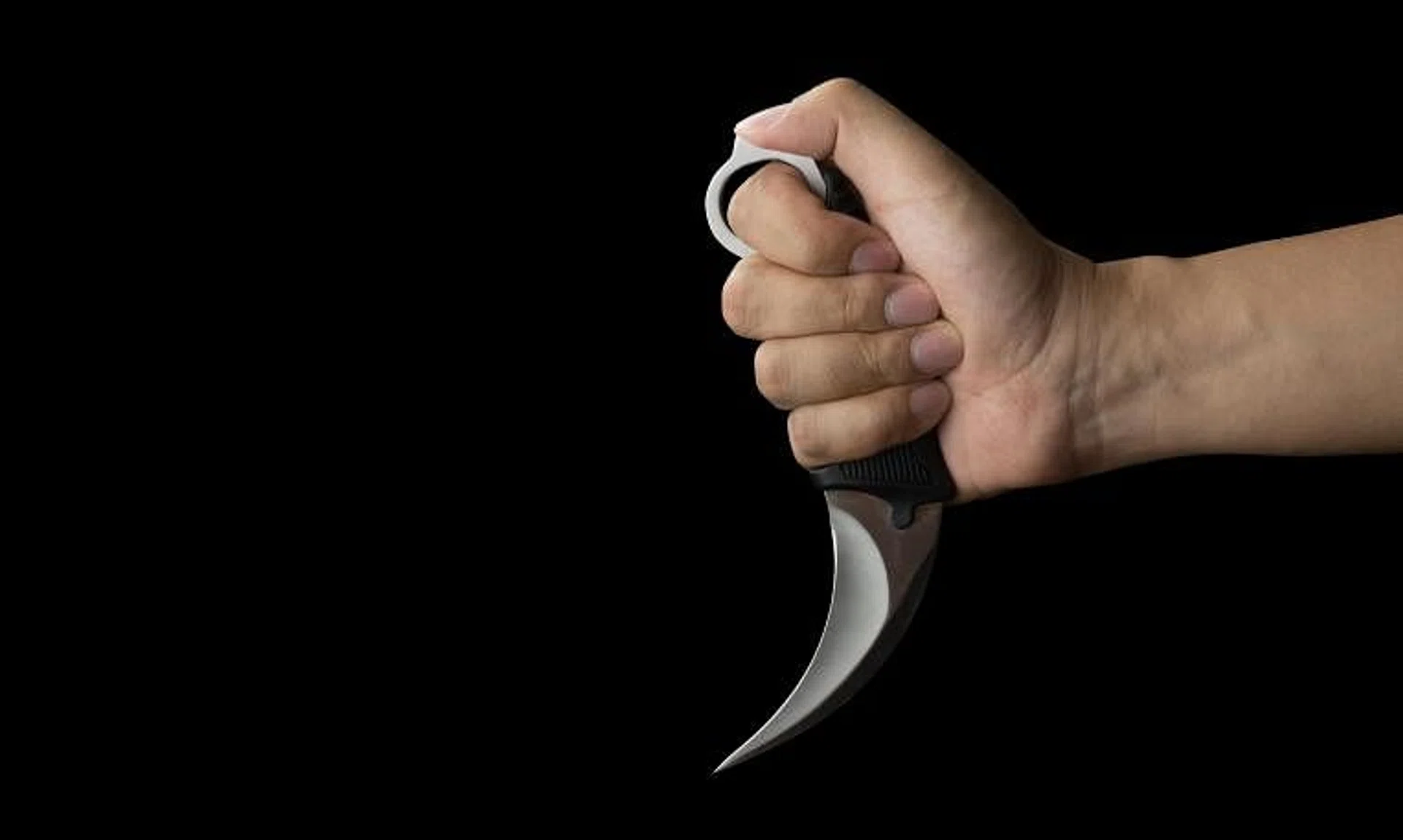 A karambit knife, which is a scheduled weapon that has a curved claw-like blade, was also used in the 2019 Orchard Towers murder.