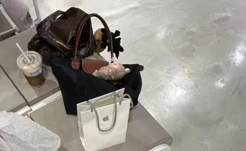 Labubu stolen from bag, only keyring left behind