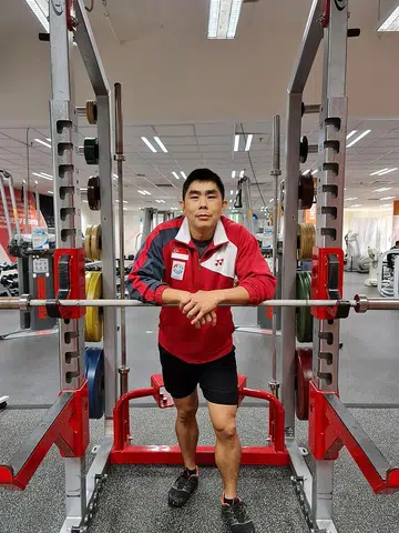 He upgrades himself to better train Singapore's athletes