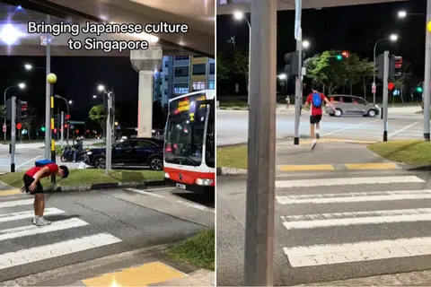 'Siao ah': Boy bows to bus driver for stopping at zebra crossing