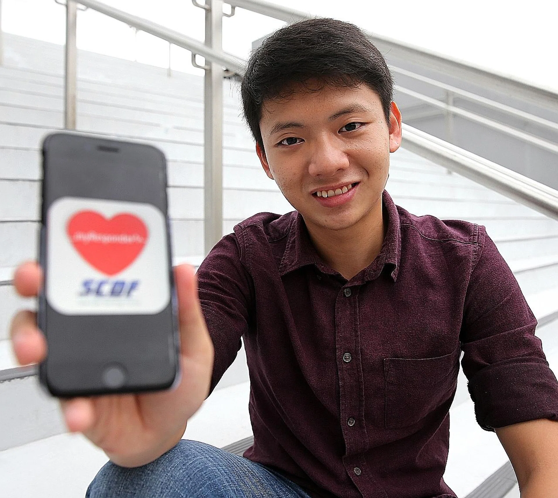 Mr Eugene Seah downloaded the myResponder app in 2015. 