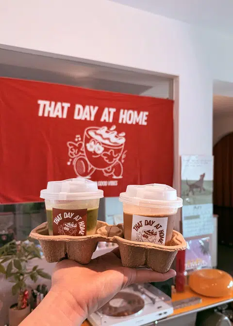 Ms LX spent about a year trying different brands and ratios of matcha before nailing a recipe.