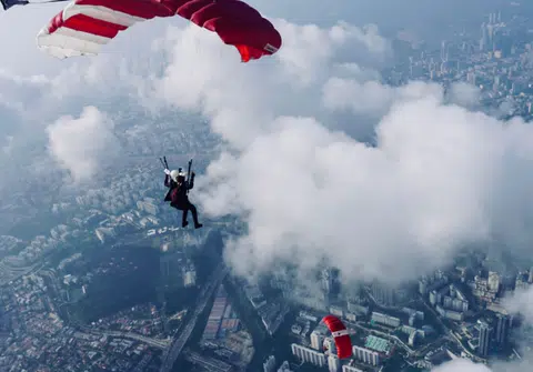 The jump on Aug 10 will be MWO Leonard Tan's first jump at a heartland event.