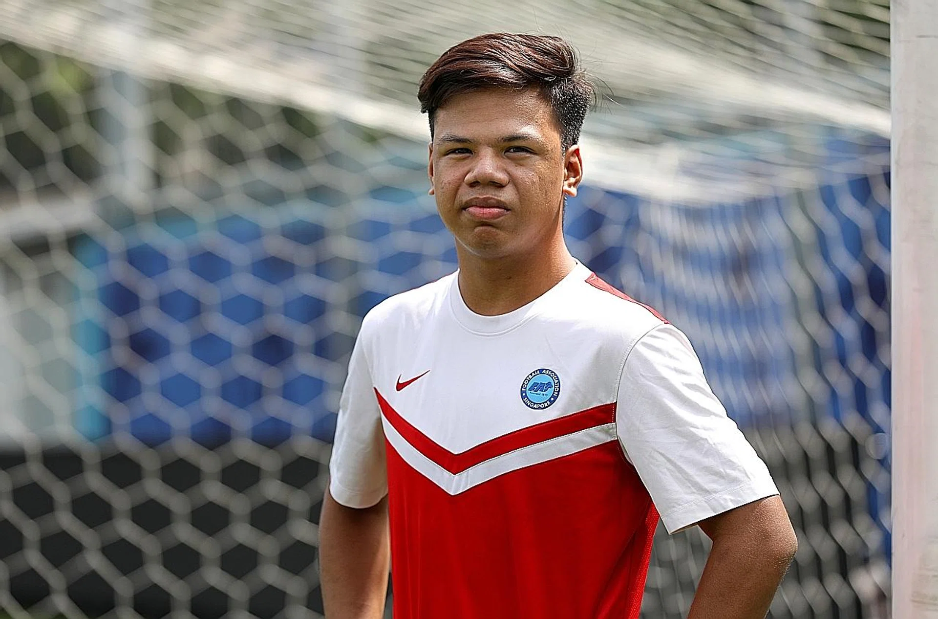 Nur Adam Abdullah had a training stint with J2 League club Omiya last year. TNP PHOTO: GAVIN FOO
