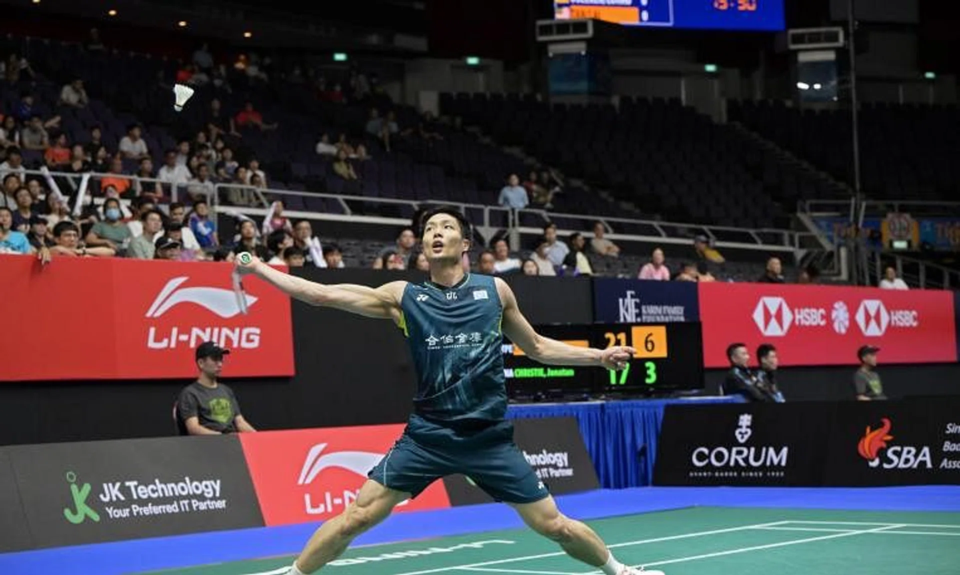 Taiwanese badminton player Chou Tien-chen underwent surgery to remove cancerous cells and part of his large intestine in April 2023.