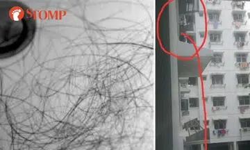 Woman throws hair, used sanitary pads from 4th-storey window in Punggol