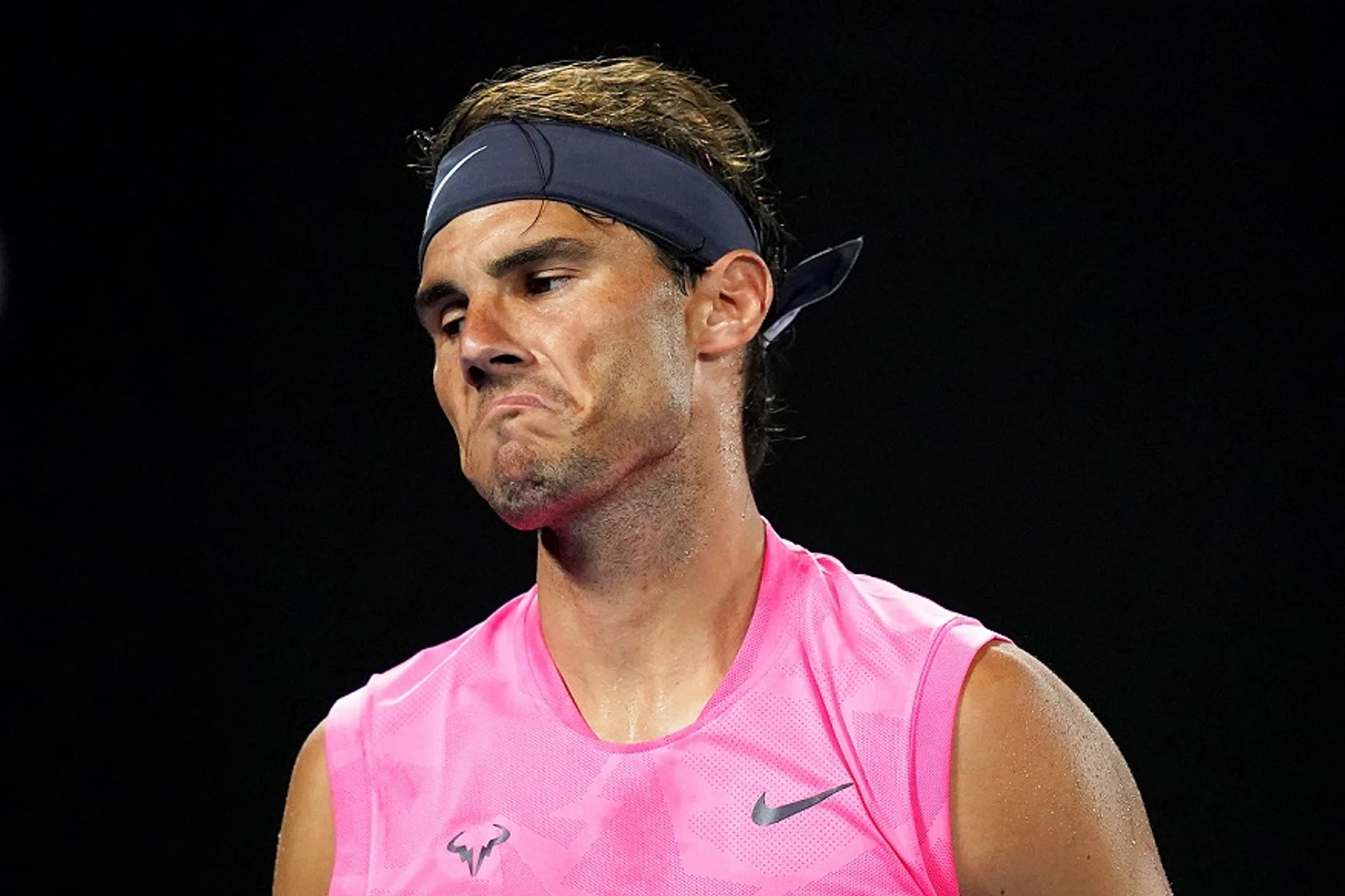 Rafael Nadal (above) is denied a chance to equal Roger Federer’s 20 Grand Slam titles, after the Spaniard's Australian Open quarter-final loss to Dominic Thiem. 