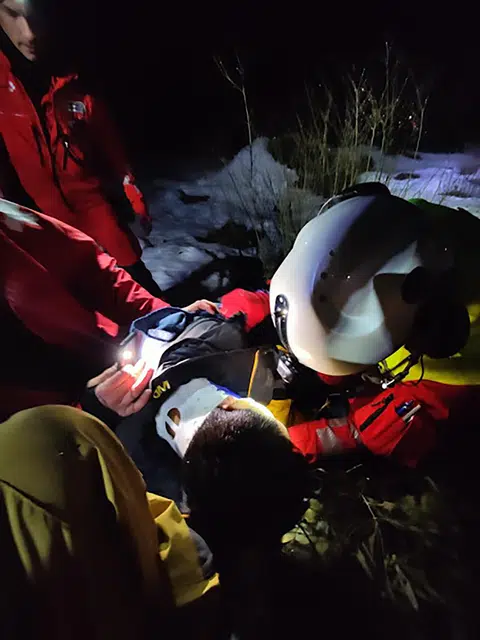 The patrol team was ready to call it off - until a former professional snowboarder in the community advised that they do a second search.