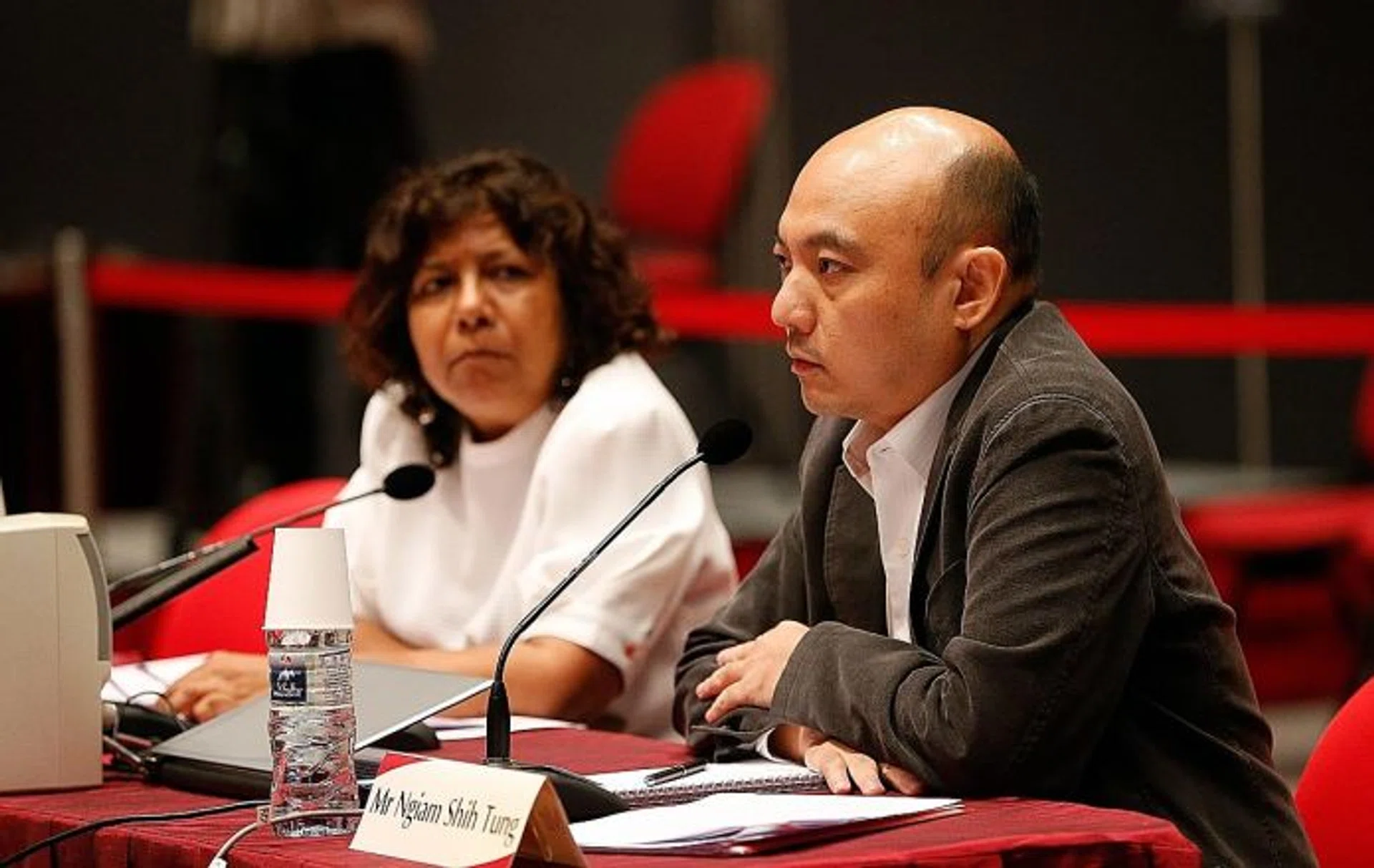 VIEWS: Maruah's Ms Braema Mathi and Mr Ngiam Shih Tung.