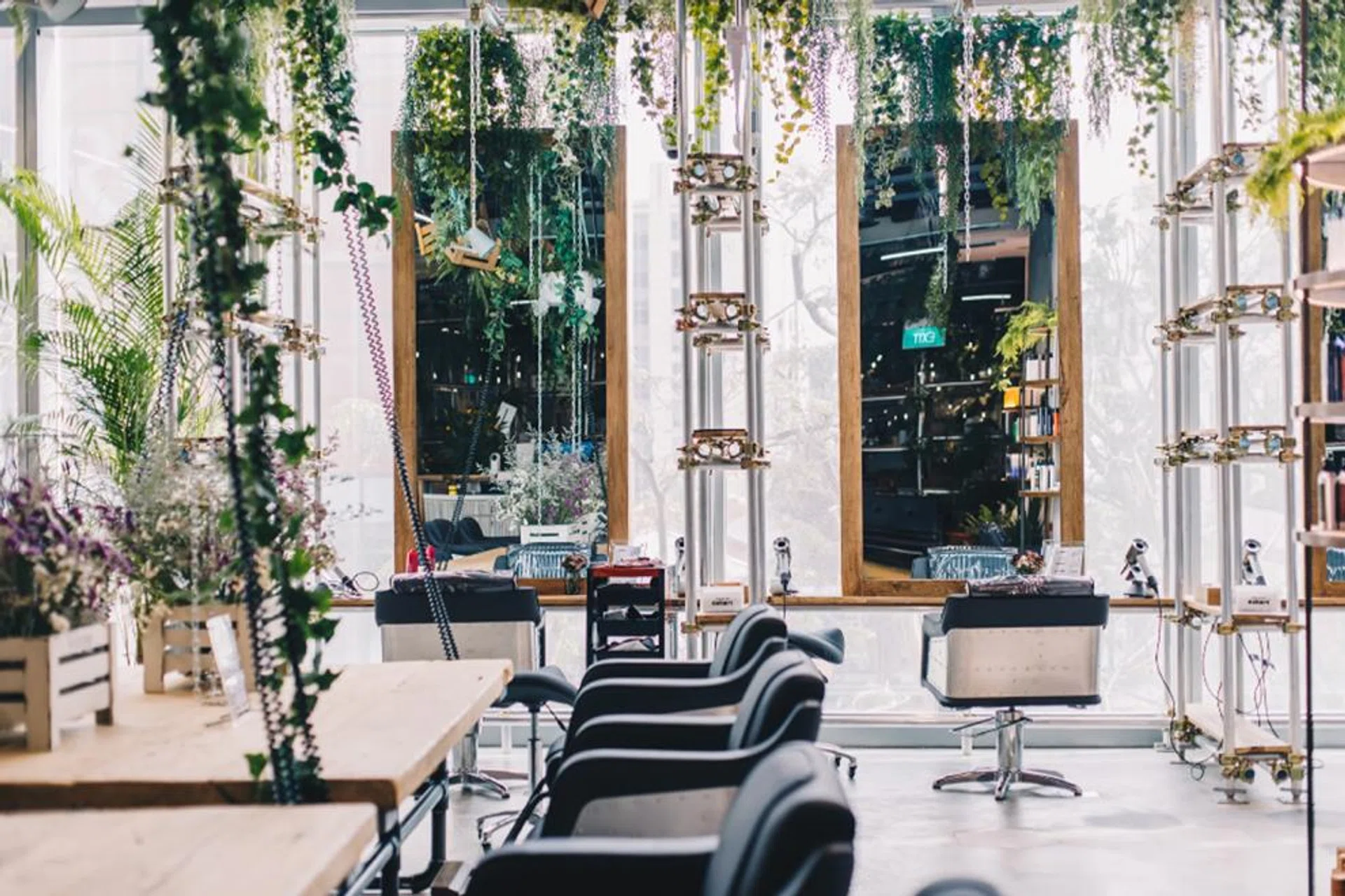 (Above) Walking On Sunshine, an Insta-worthy hair salon-cum-Korean-Western garden cafe. Its managing director is pumping in $2 million to branch out to three more locations. 