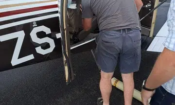 South African pilot makes emergency landing after discovery of deadly cobra