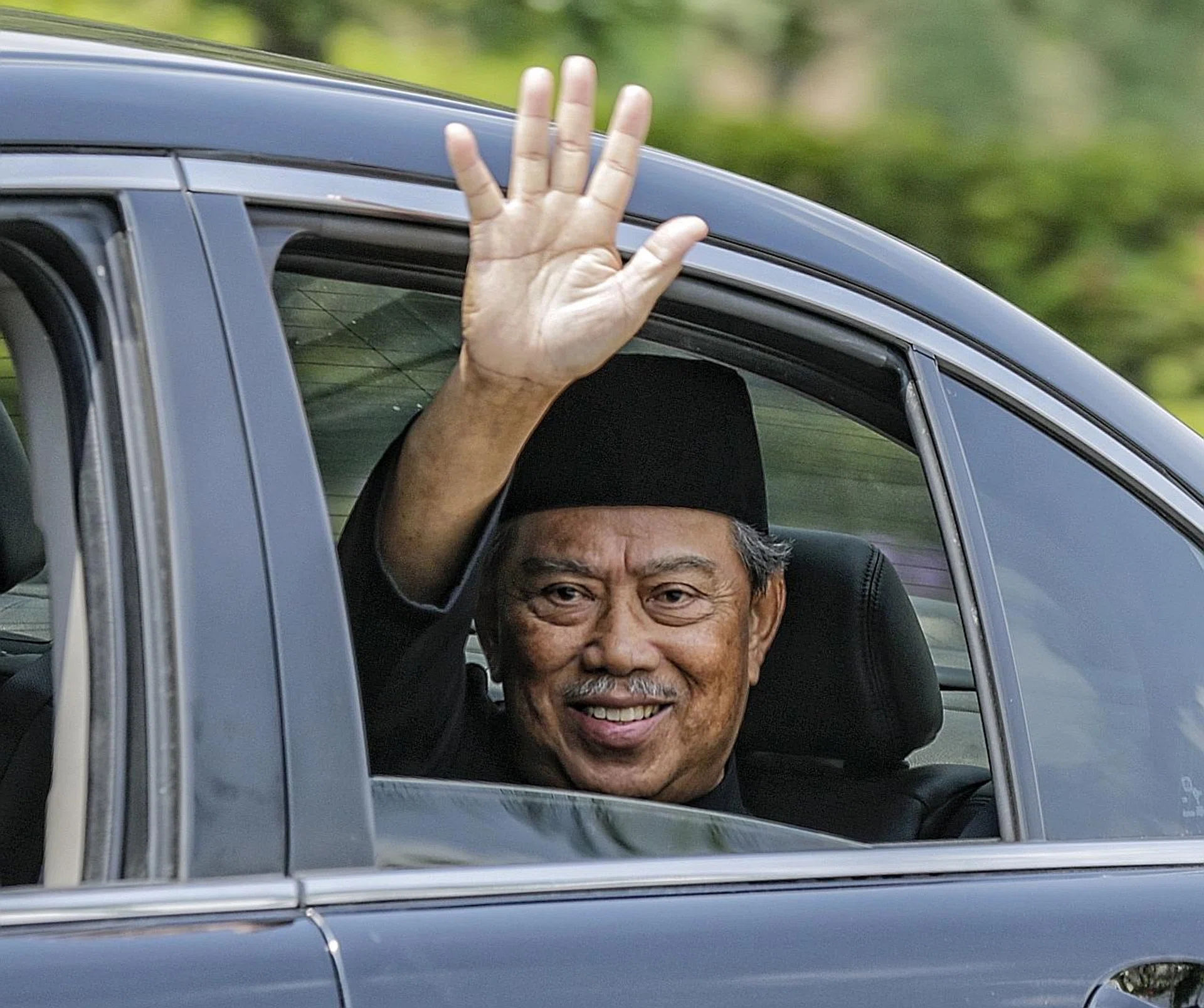 Malaysia's new PM Muhyiddin Yassin after his inauguration ceremony. 