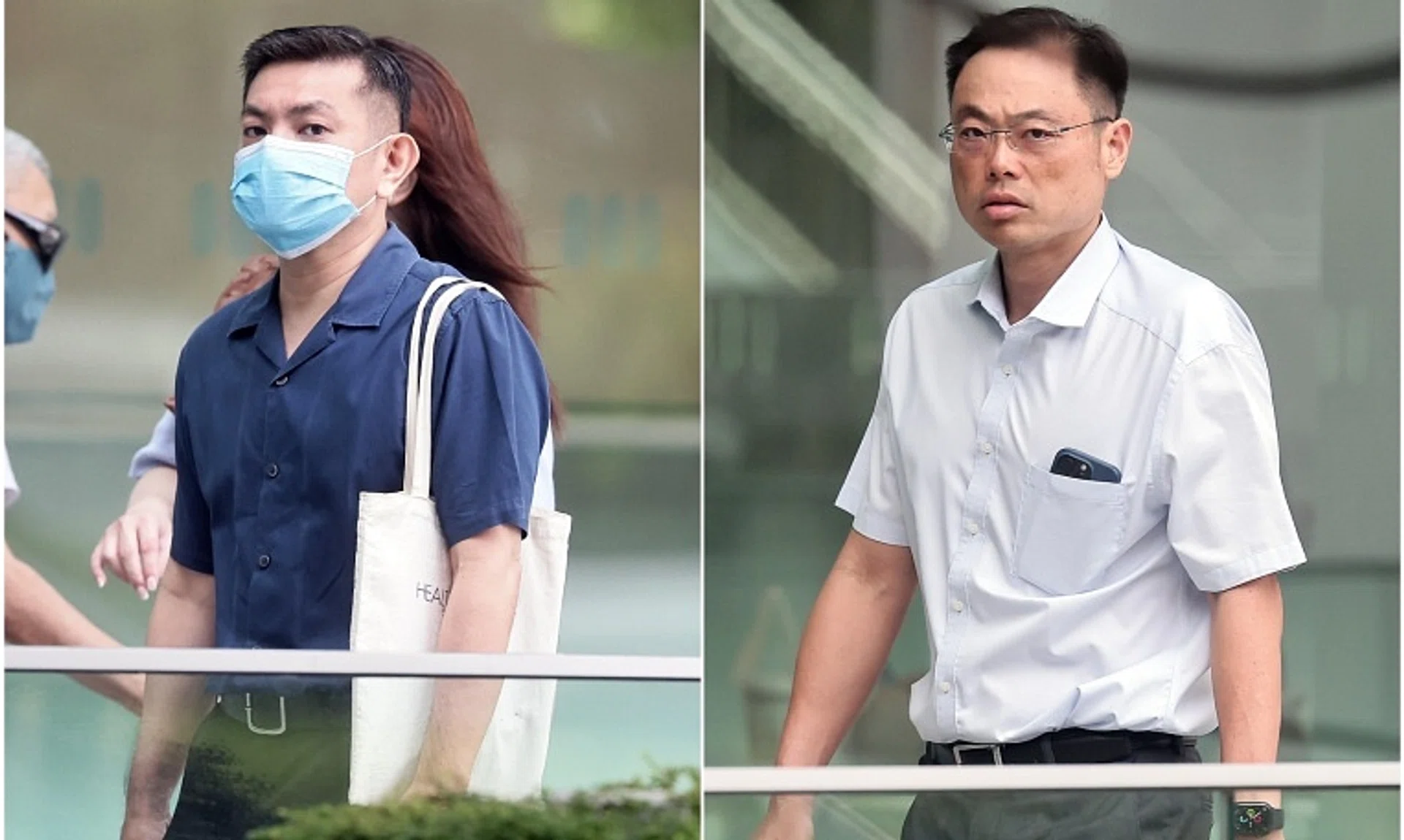 Hsu Yee Chern (left) is alleged to have shared information on three projects with Tan Kian Meng. 