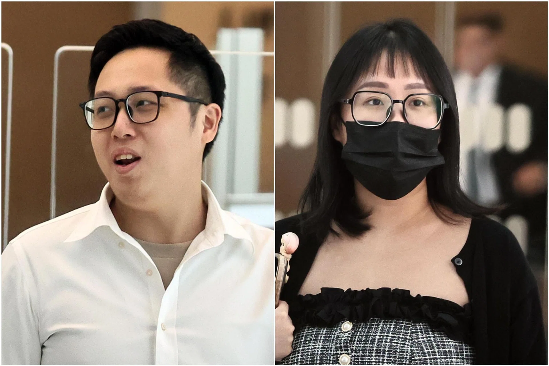 Soon Boon Khong (left) and Reina Wong Si Qi stood to earn between $900 and $1,000 for each completed transaction, according to court documents.