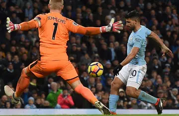 Four-goal Aguero lifts City to new heights