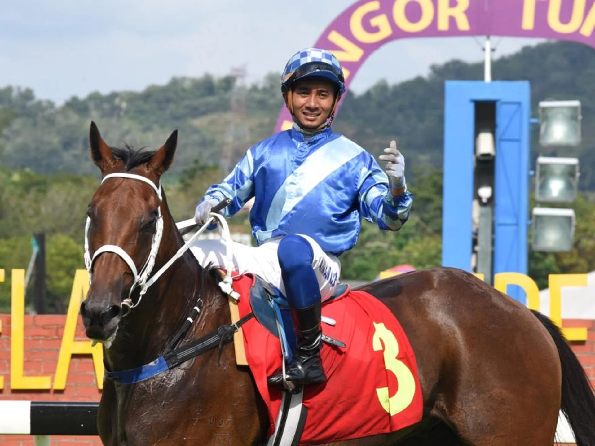 Apprentice Aiman Nazir returning to scale atop TBC GameFi Club Trophy winner Duma, who is now unbeaten in two starts, on Oct 27.
