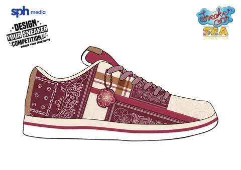 dlsneaker05 - Design 13 submitted by Nur Rasyiqah Binte Zil Husham
Credit: Design Your Sneaker Competition