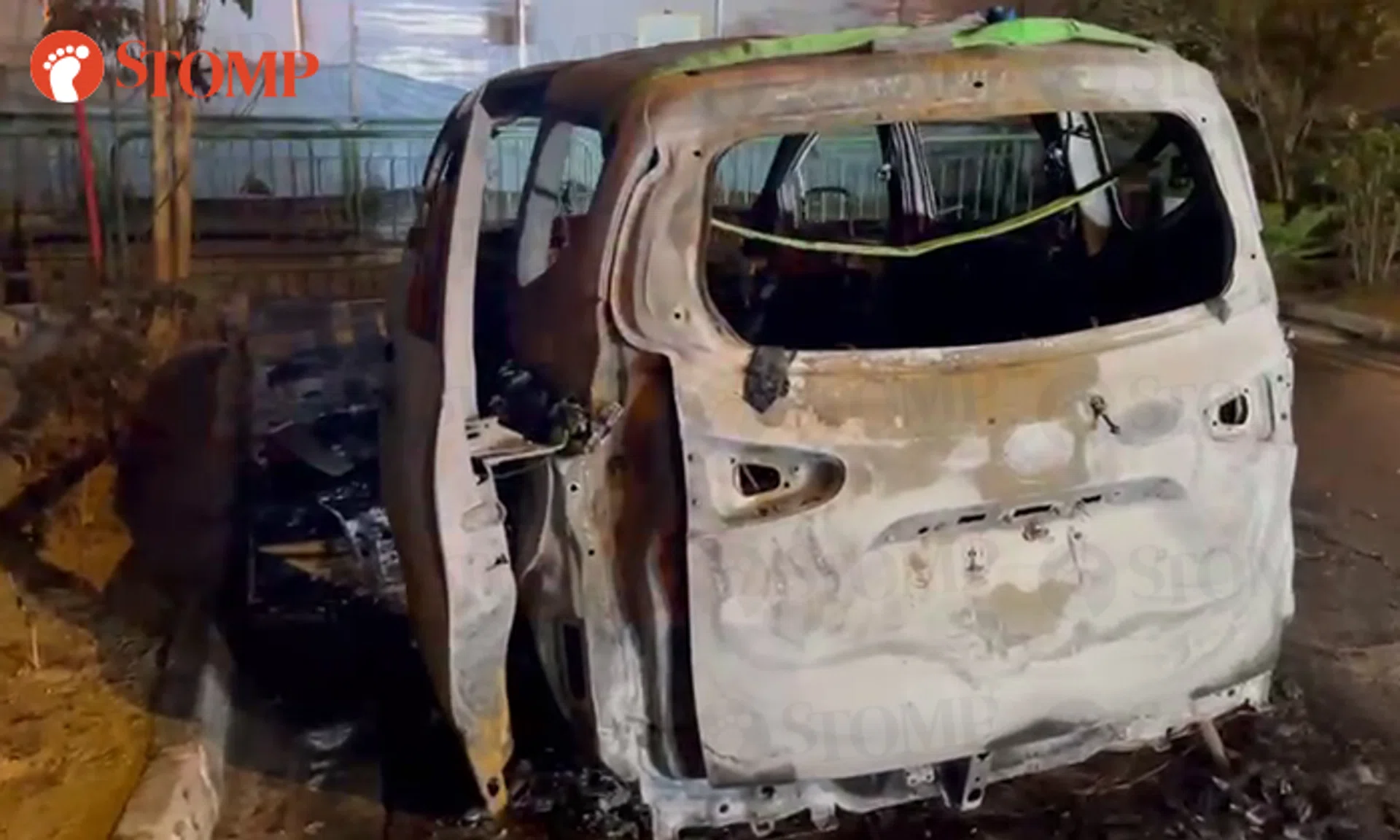 The fire was extinguished by SCDF using a water jet and two compressed air foam backpacks.