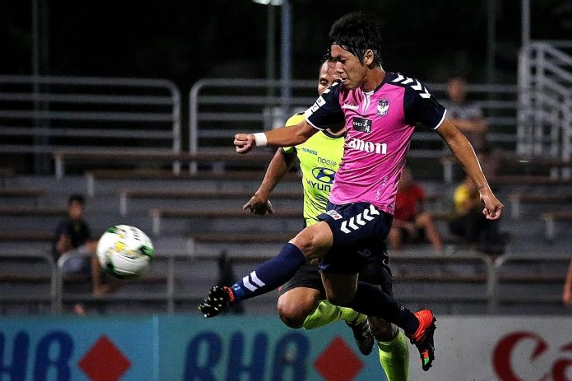 RESTED?  Albirex Niigata star Tatsuro Inui (above, foreground) could miss their final S.League match of the season to keep him fresh for Saturday's Singapore Cup final.  