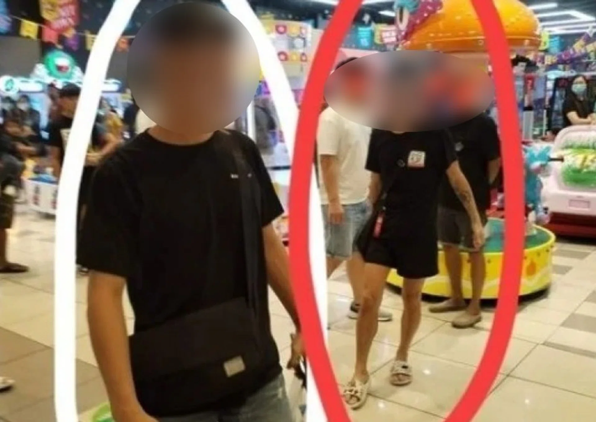 The woman posted on Facebook to identify the man whom she claimed attacked her family.