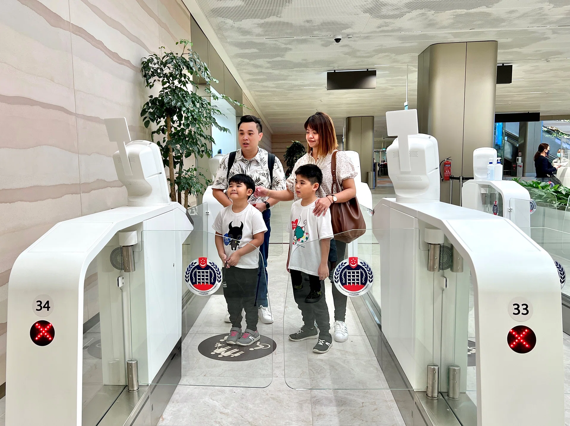 Singapore is the first country in the world to introduce automated immigration clearance for group travellers. 