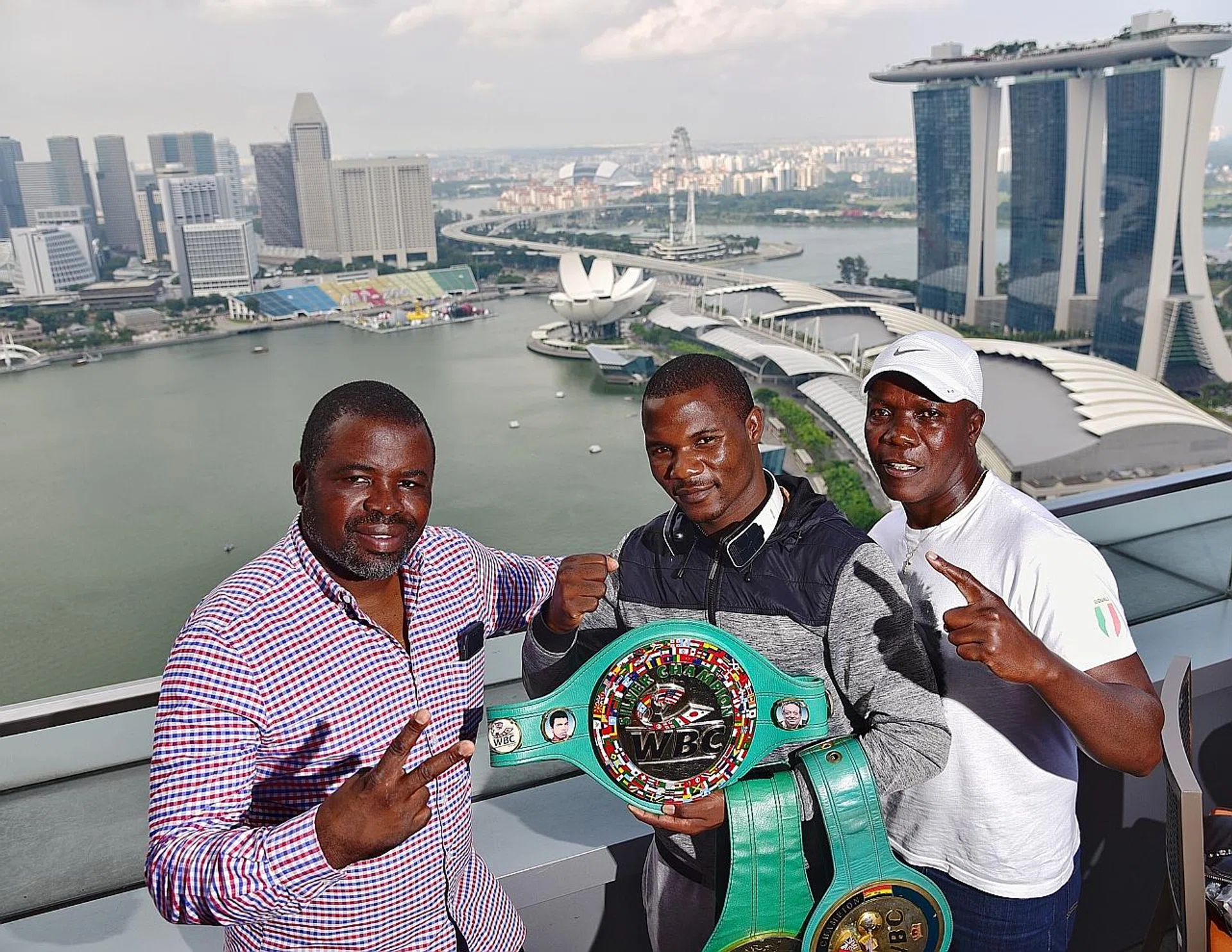 Charles Manyuchi (above) will defend his title against Qudratillo Abduqaxorov at the WBC "Road to Glory" event. 