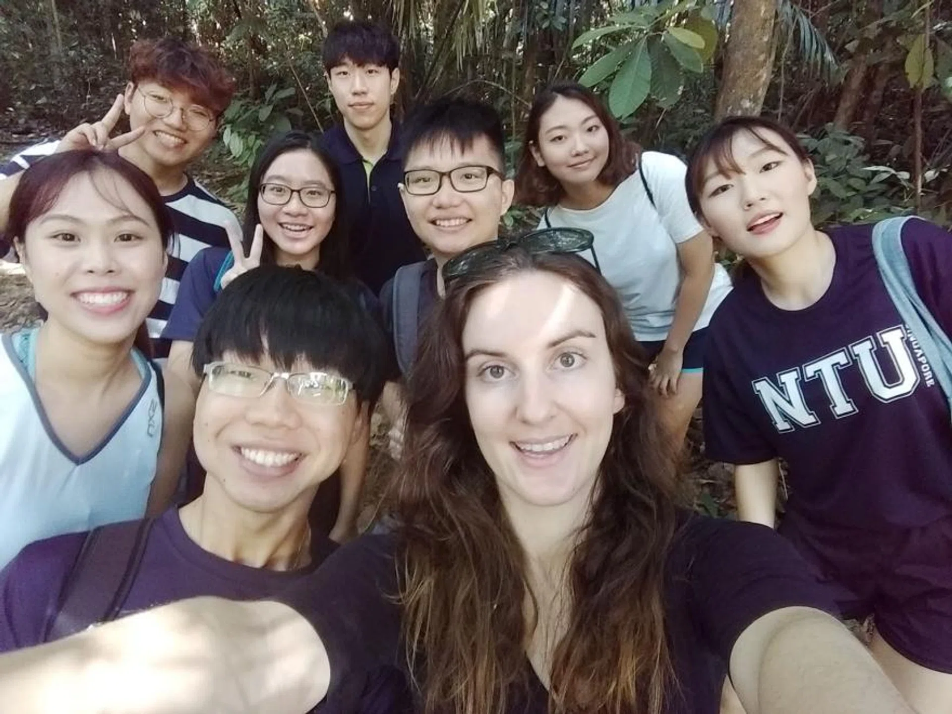 Ms Michelle Christine (foreground).