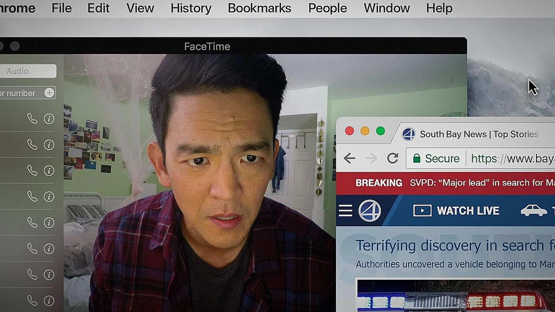 John Cho is utterly convincing in the role of harrowed dad and widower David Kim in Searching. PHOTO: SONY PICTURES