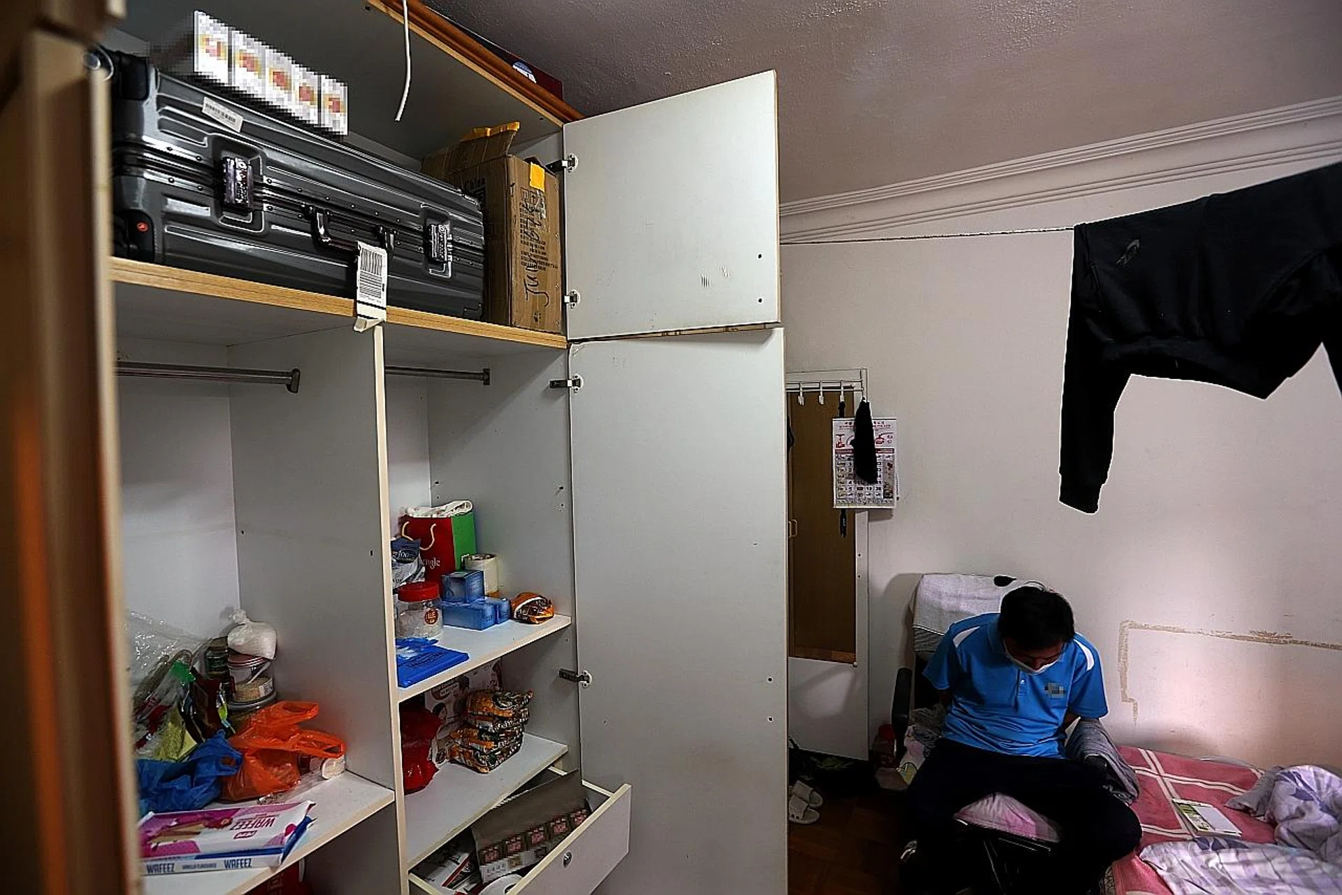 One of the six men arrested in the operation. 