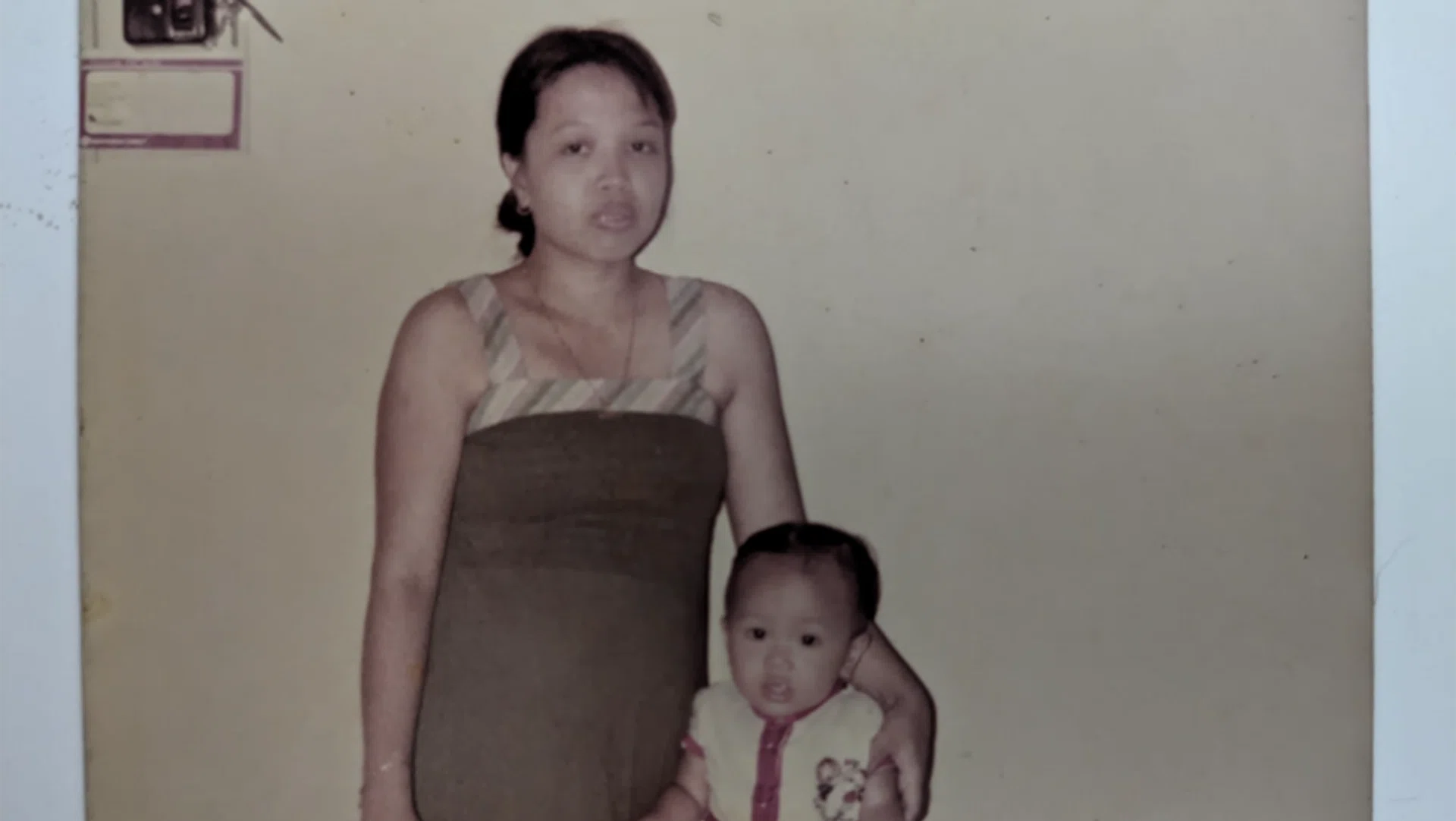 My mum and me in the late-1970s.