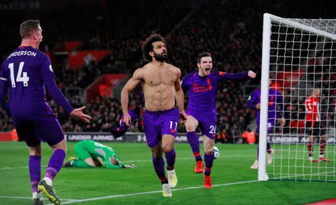 Salah ends goal drought as Liverpool sink Saints