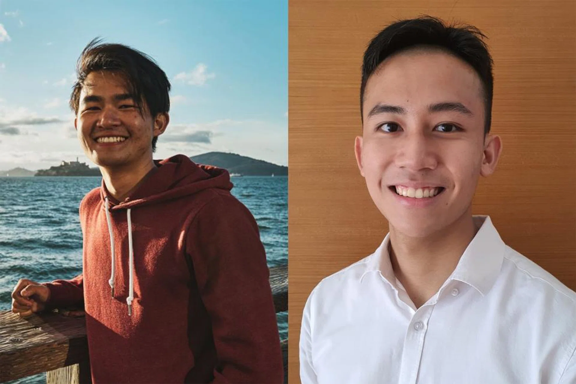 Mr Osmond Chia (left) and Mr Wong Yang. 