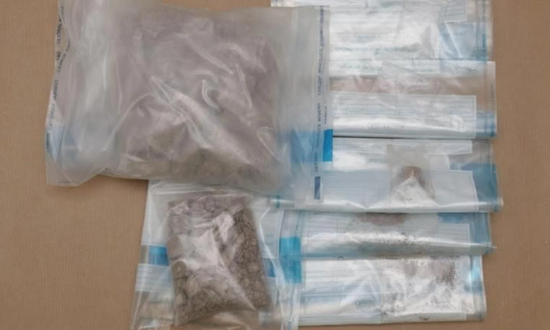 Heroin and Ice seized in a Central Narcotics Bureau raid at a home near Cassia Crescent in Geylang, on June 19.