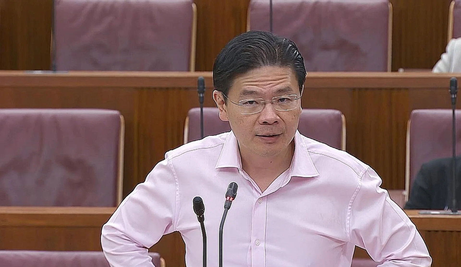 National Development Minister Lawrence Wong. 