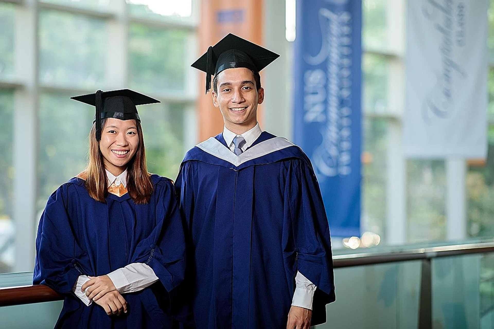 Miss Jasmine Goh and Mr Noor Loic Satar. 
