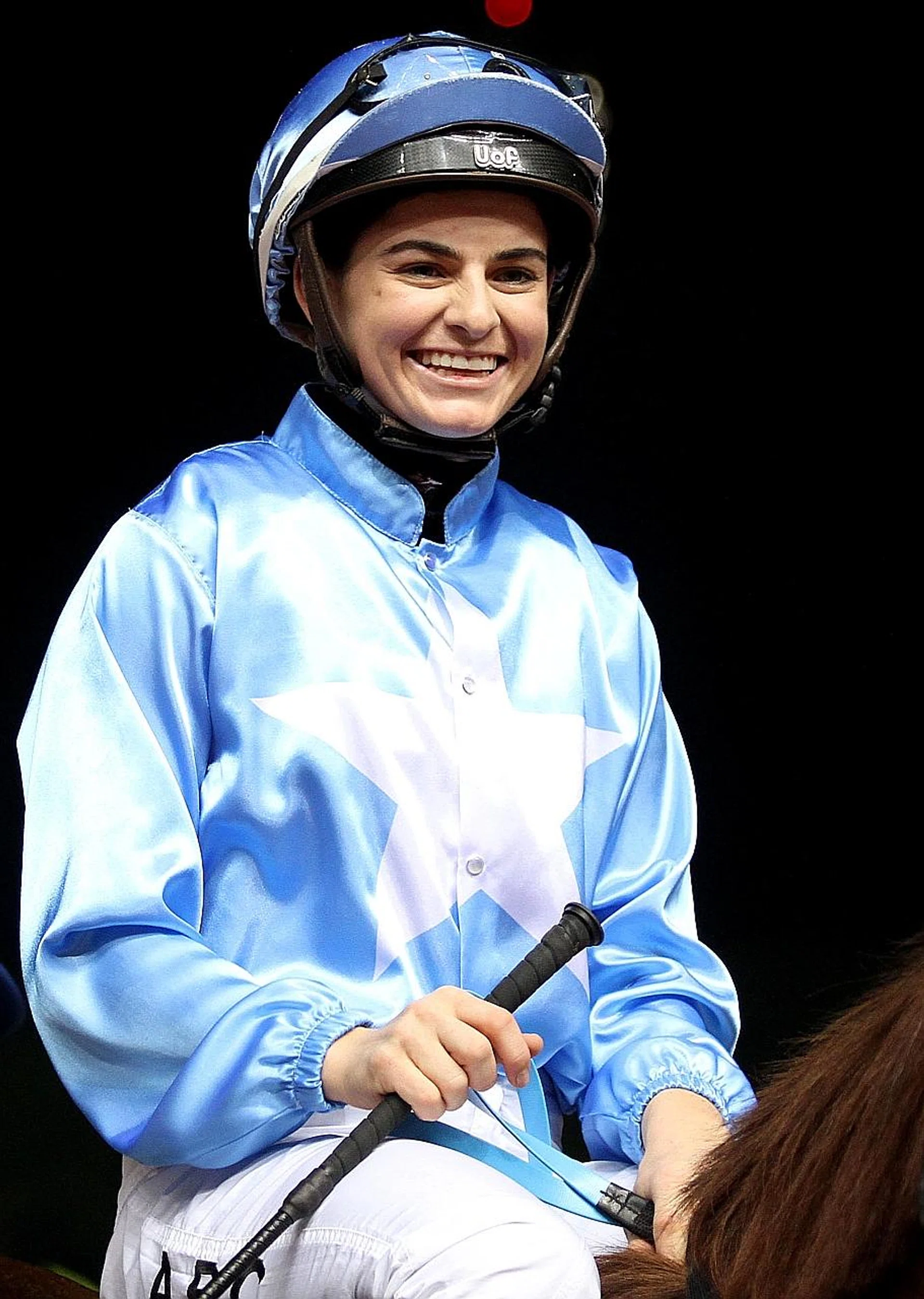 Jockey Alysha Collett. 