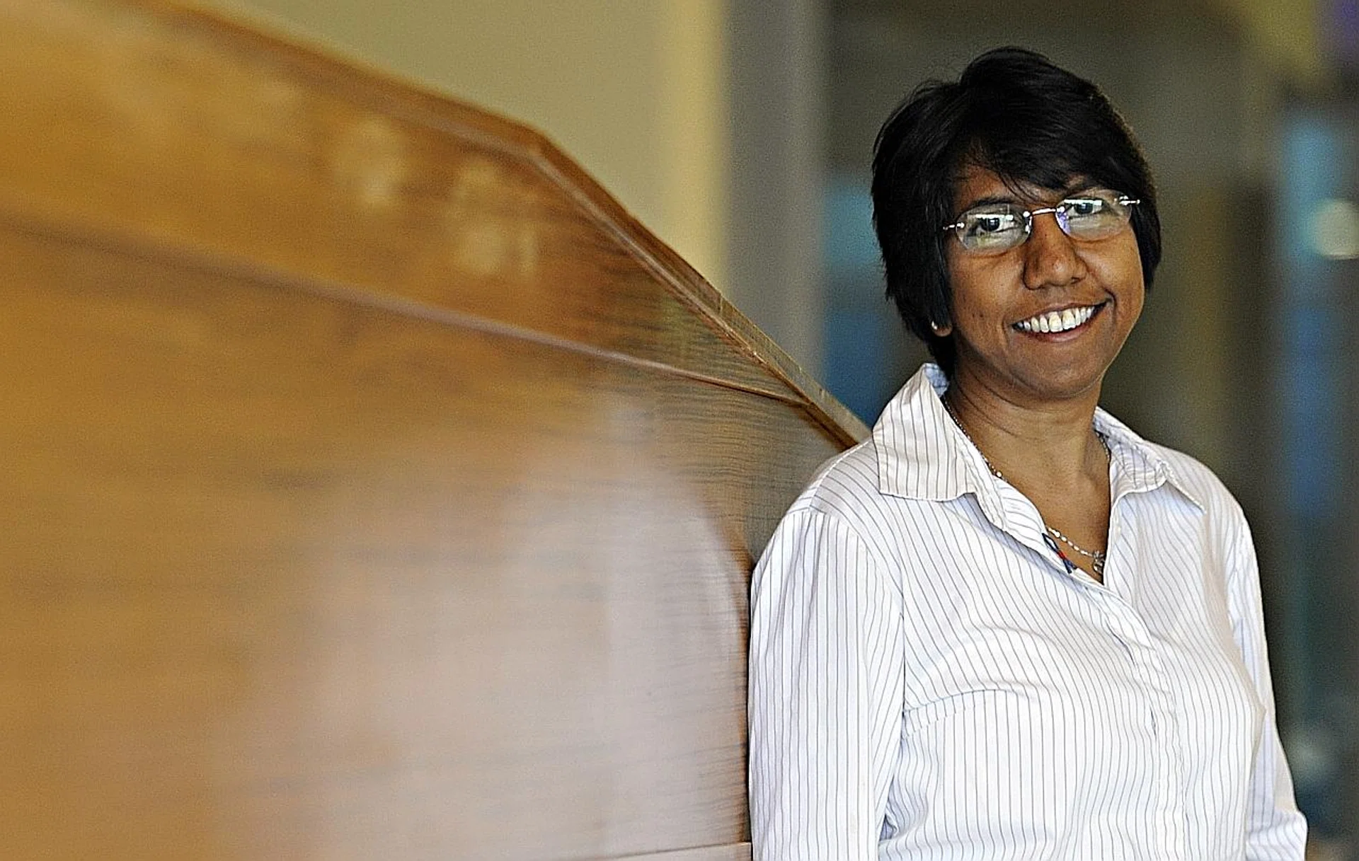 President of the Healthcare Services Employees’ Union, K. Thanaletchimi (above)