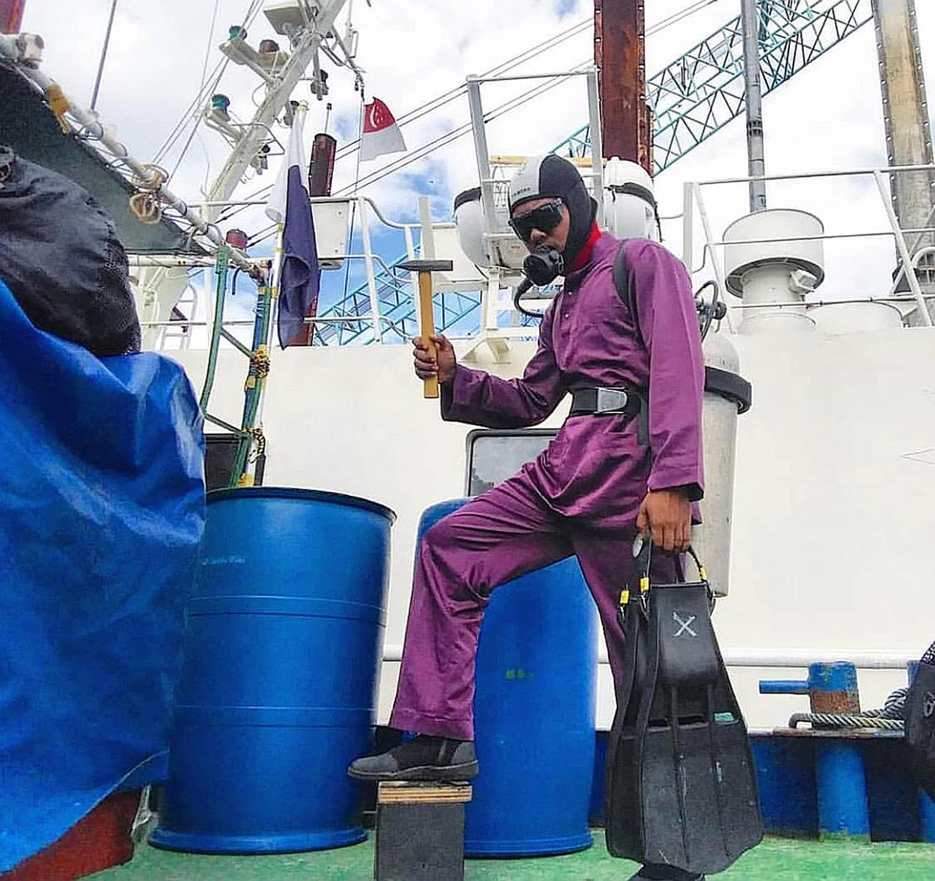 Commercial diver Mohammad Firdaus Jasni, who died in hospital of his injuries. 